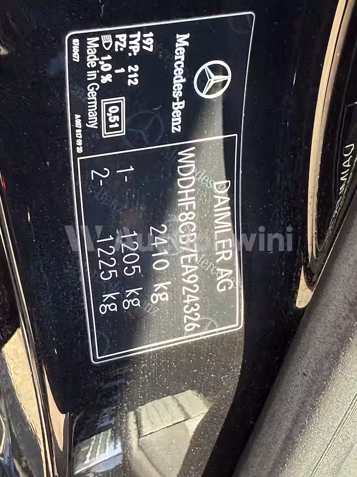 Mercedes Benz E Class 2014 — 50