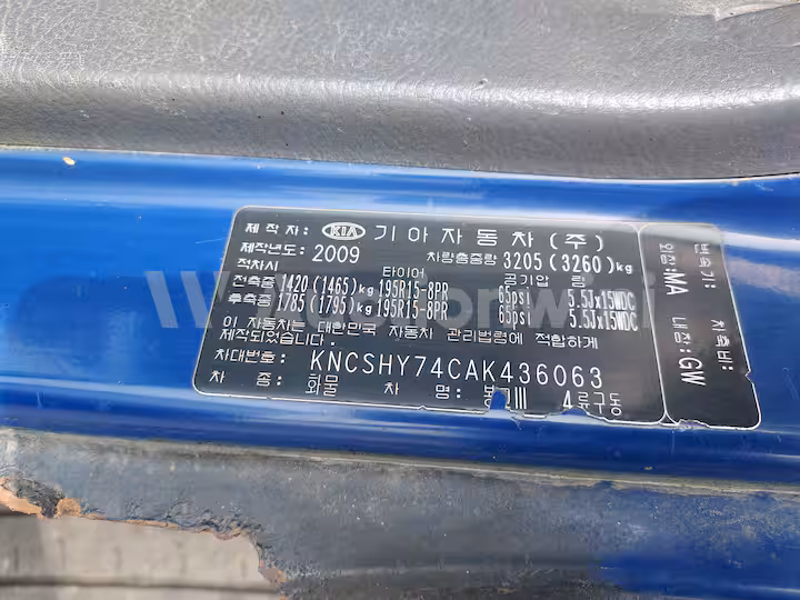 Kia Bongo3 2010 — 40