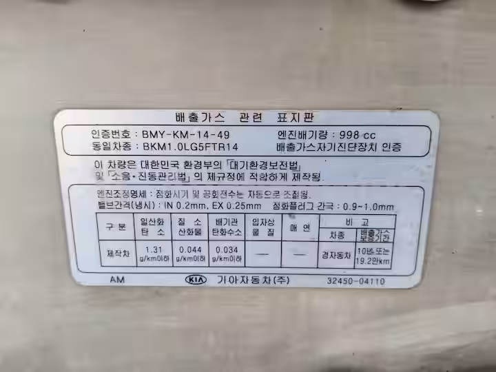 Kia Ray 2012 — 66