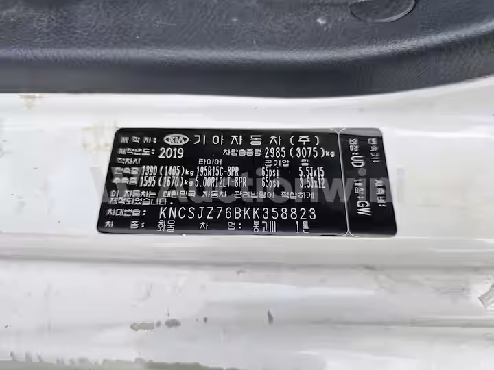 Kia Bongo3 2019 — 38