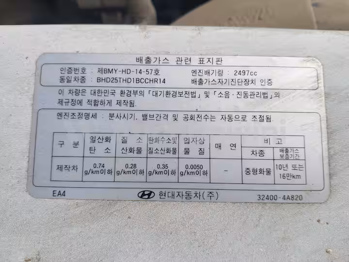 Hyundai Porter2 2016 — 61