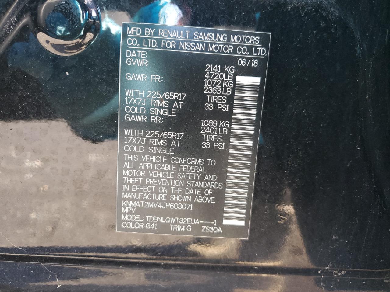 Nissan Rogue 2018 — 13