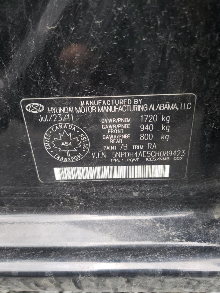 Hyundai Elantra Gl 2012 — 10