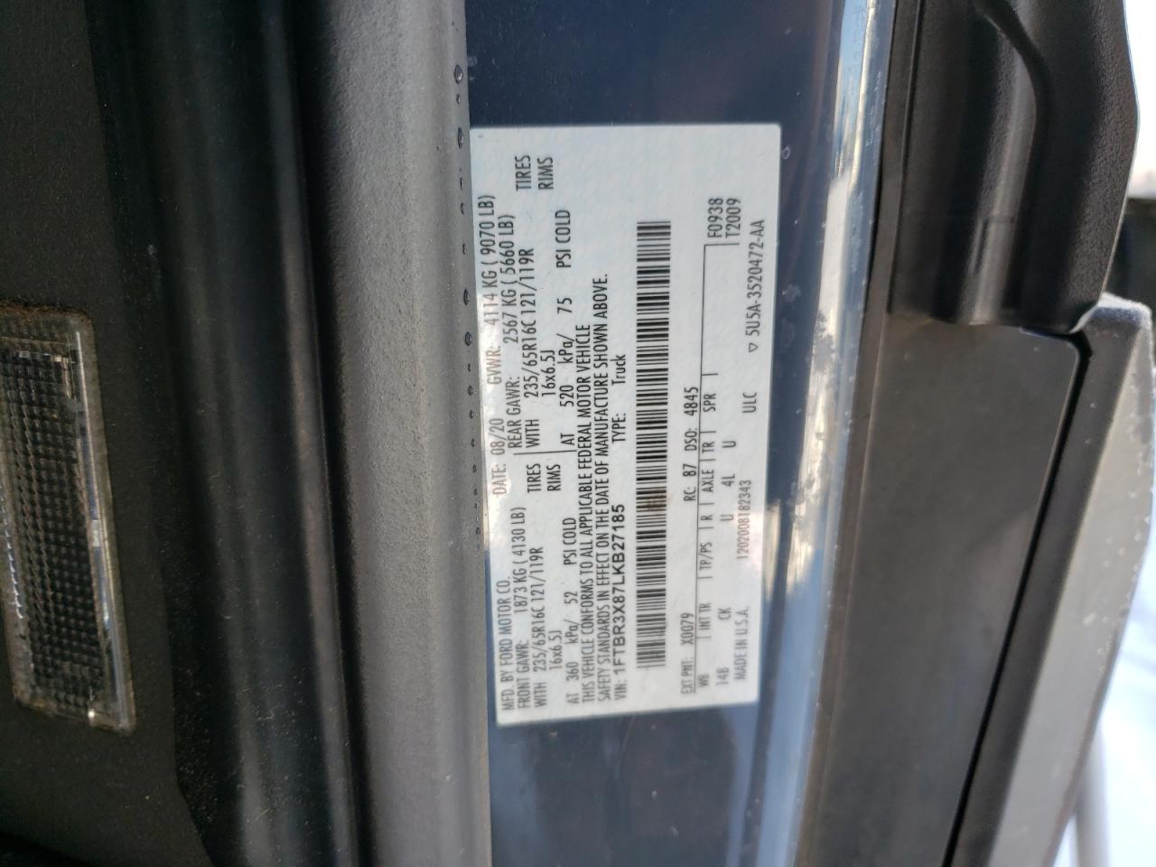 FORD TRANSIT 2020 — 15