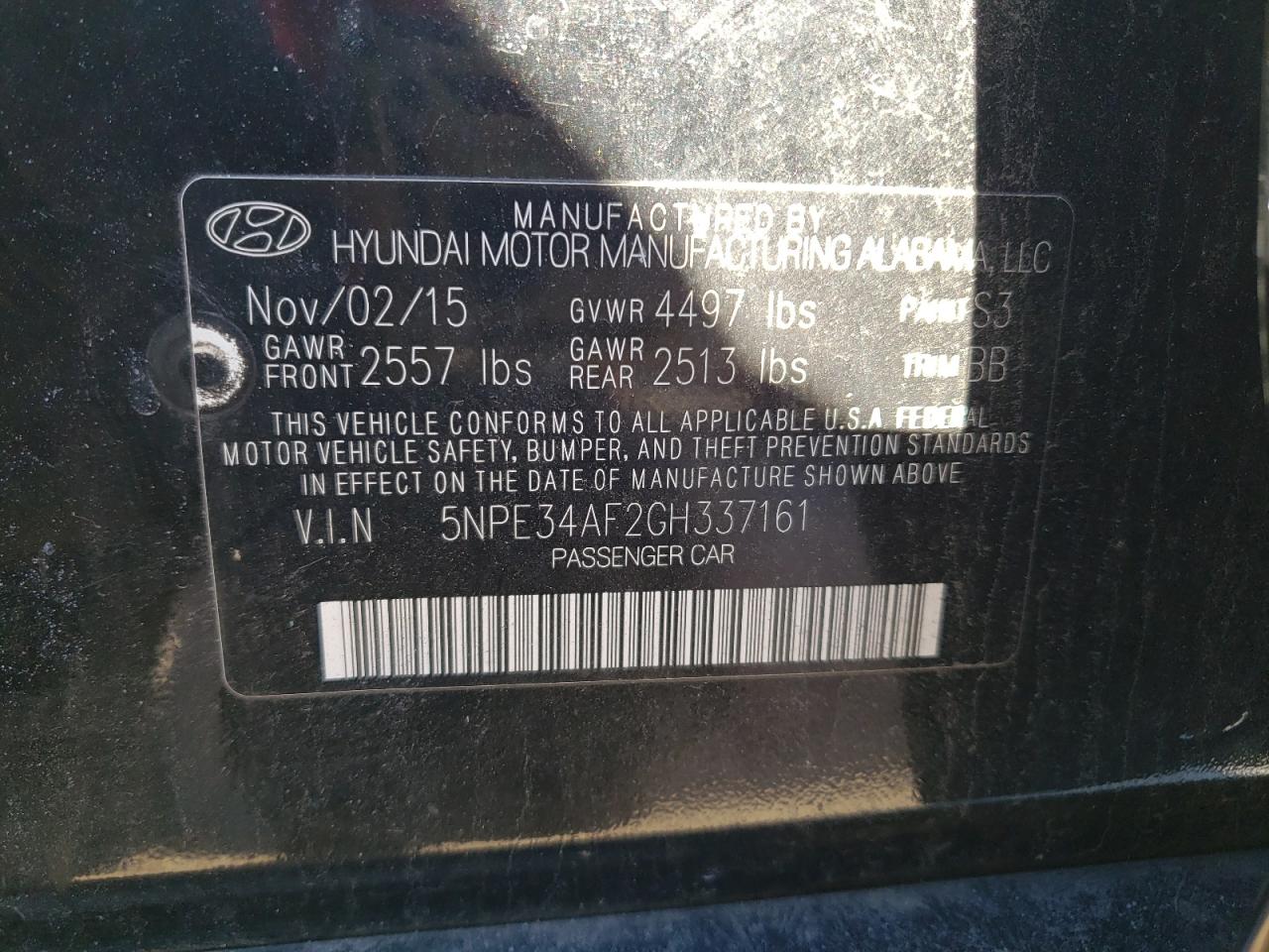 Hyundai Sonata 2016 — 13