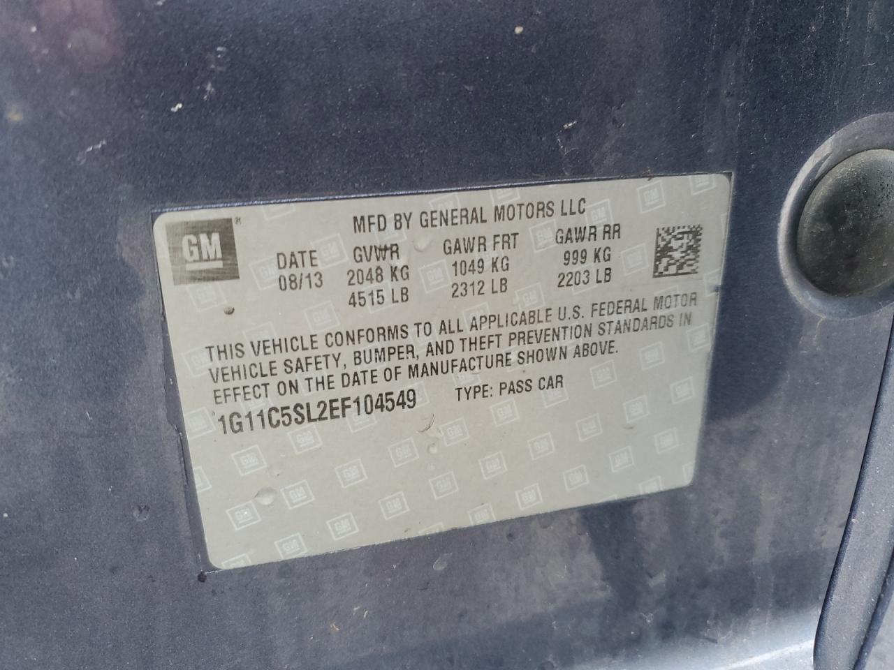 Chev Malibu 2014 — 14