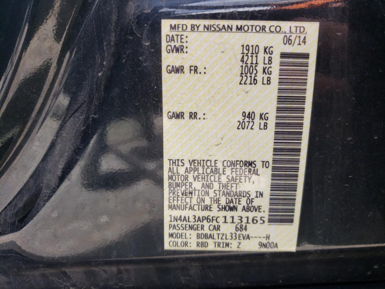 Nissan Altima 2015 — 10