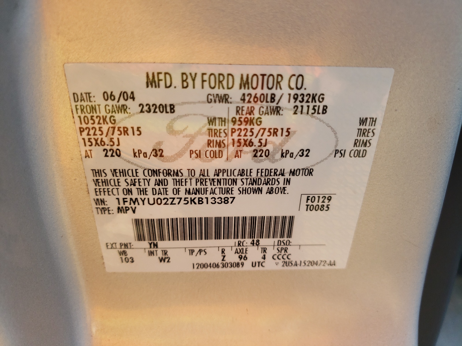 Ford Escape 2005 — 11