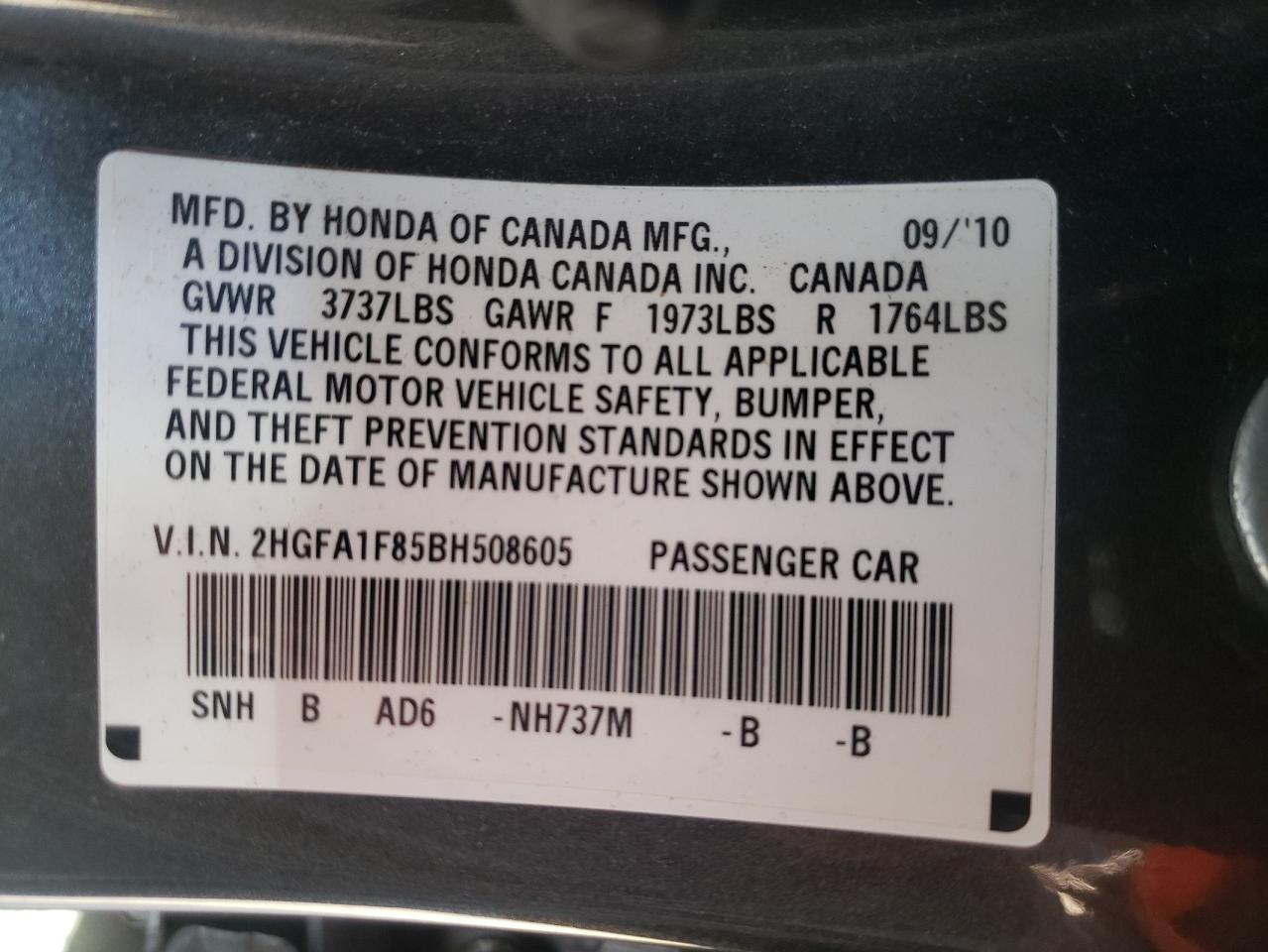 Honda Civic 2011 — 10