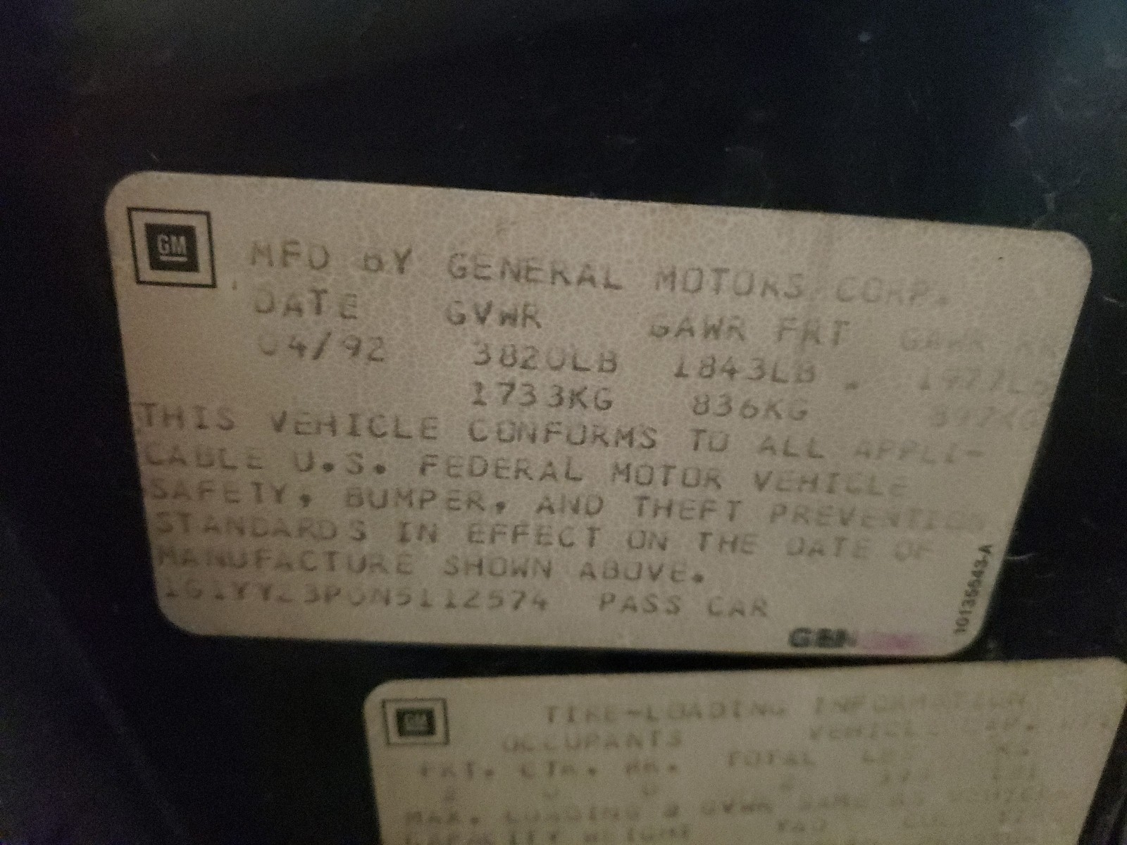 Chevrolet Corvette 1992 — 11