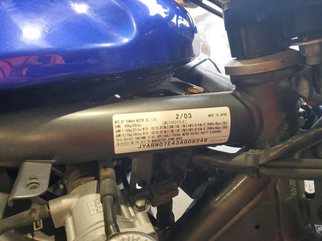 Yamaha FZS10 2003 — 10