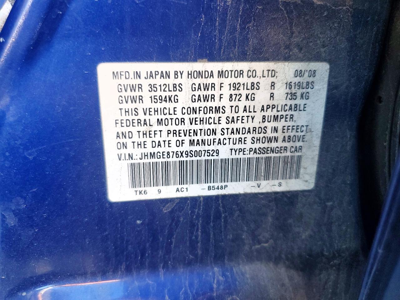 Honda Fit 2009 — 14