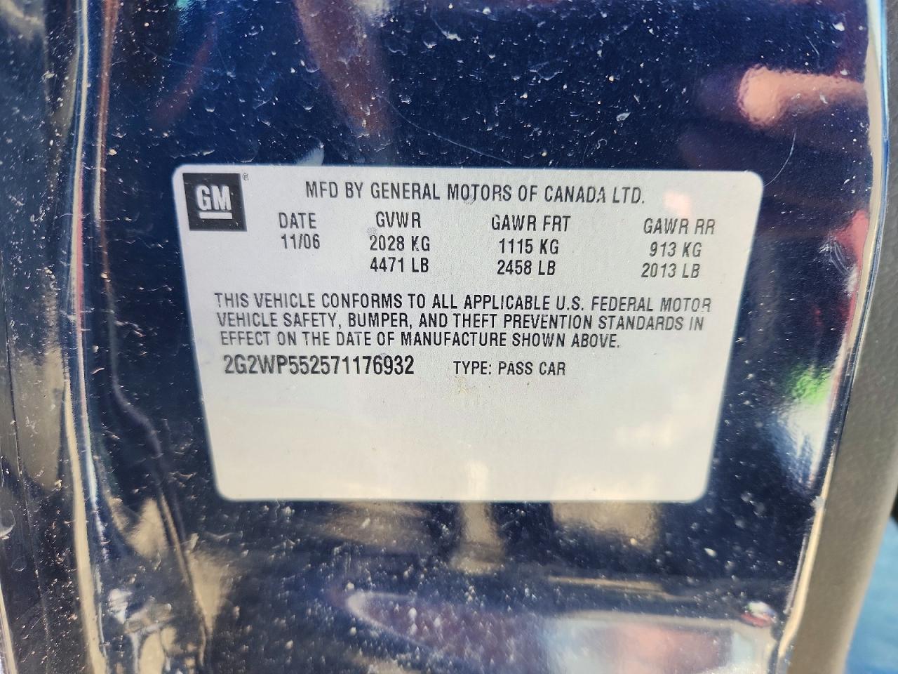 PONTIAC GRAND PRIX 2007 — 14
