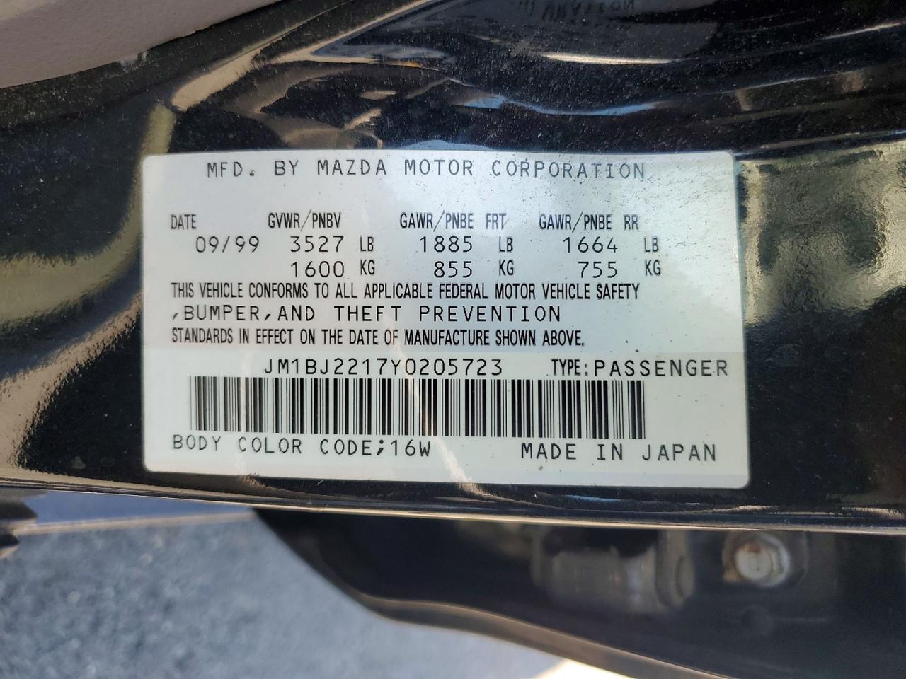 Mazda Protege 2000 — 12