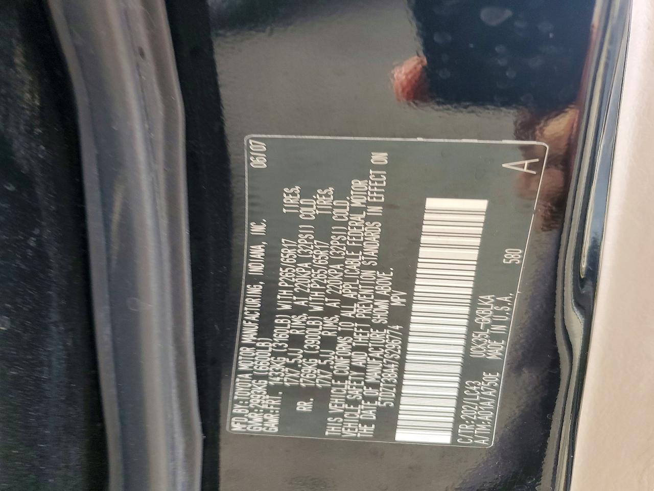 TOYOTA SEQUOIA 2007 — 14