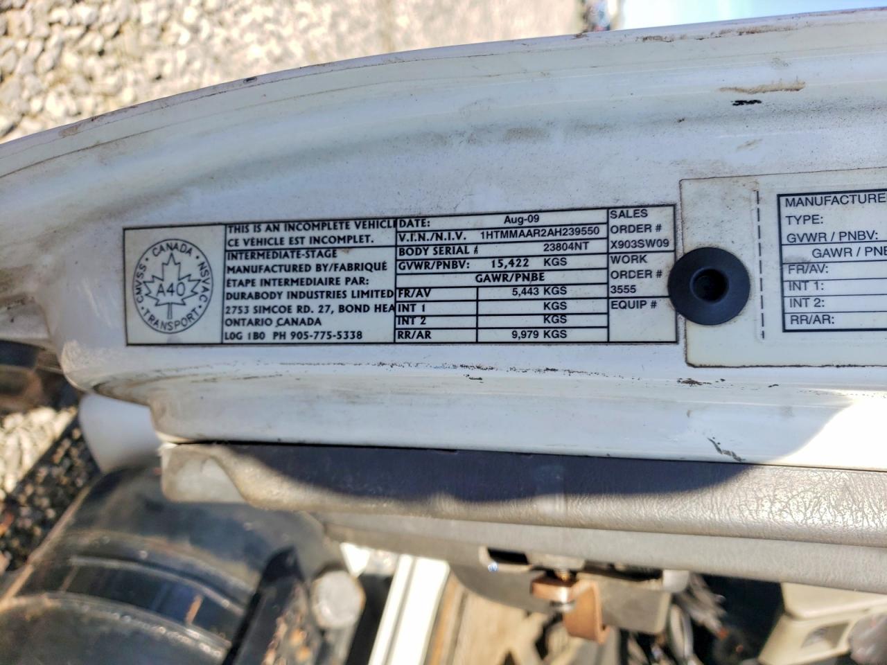 INTERNATIONAL 4000 2010 — 11