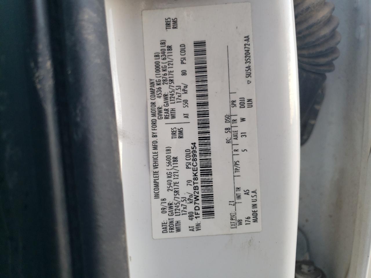 FORD F550 SUPER 2021 — 14