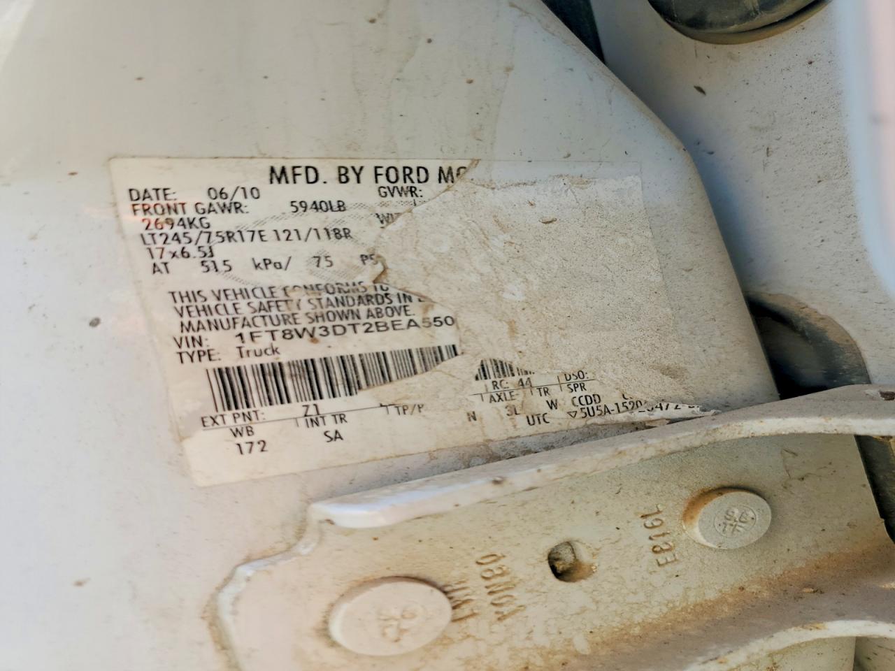 FORD F350 2011 — 13