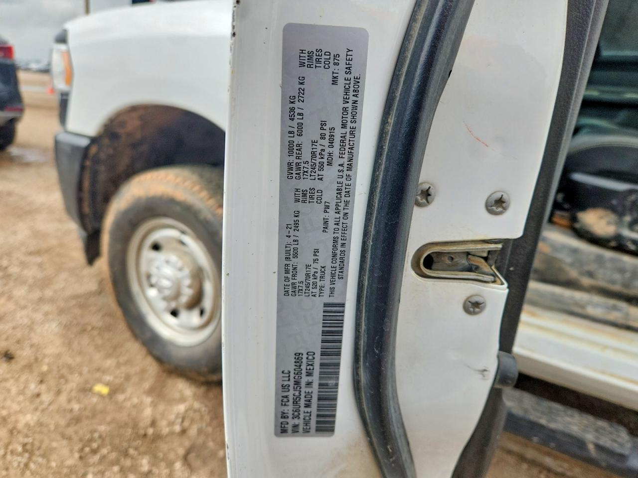 RAM 2500 2021 — 13
