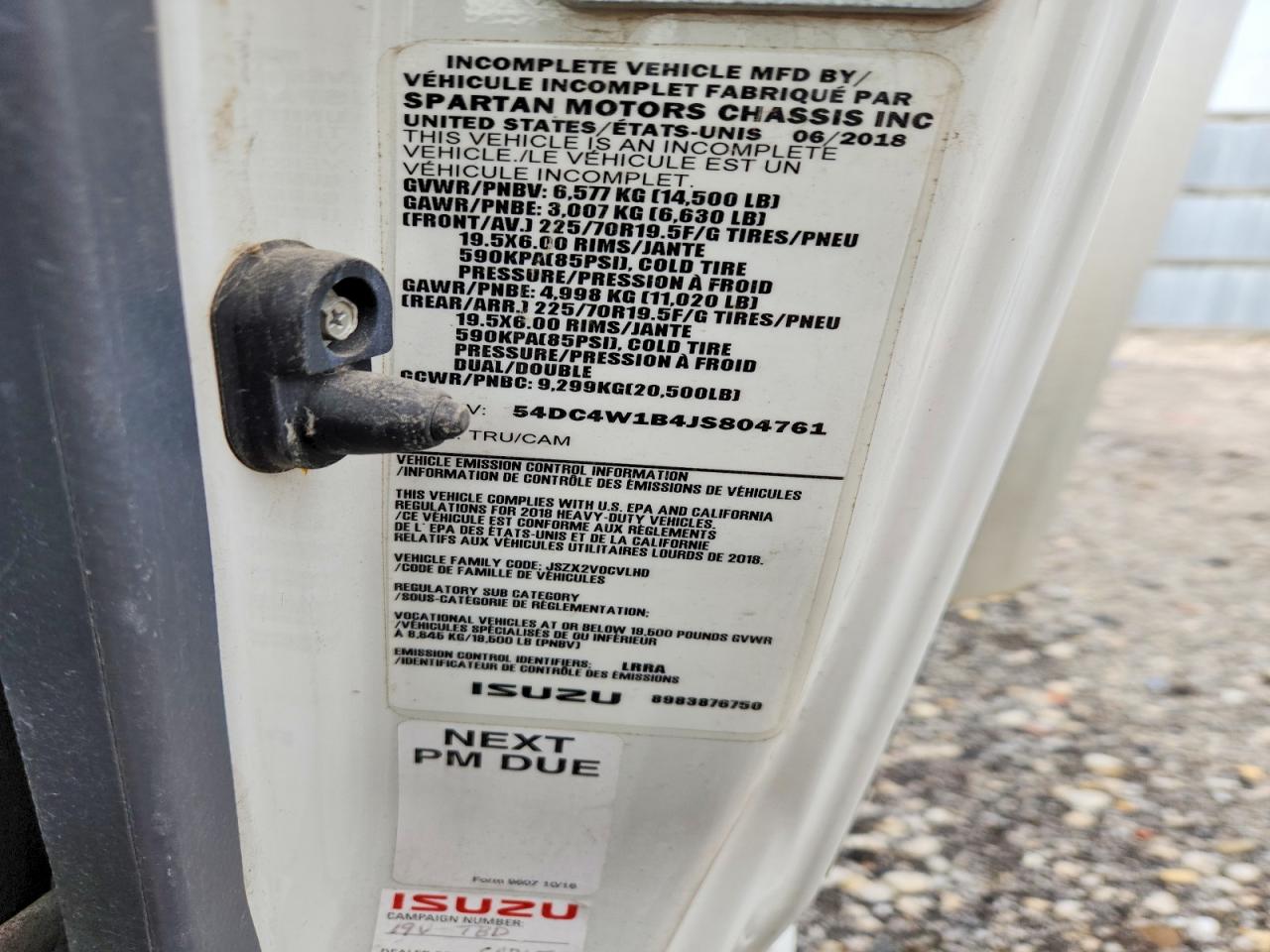 ISUZU NPR HD 2018 — 14