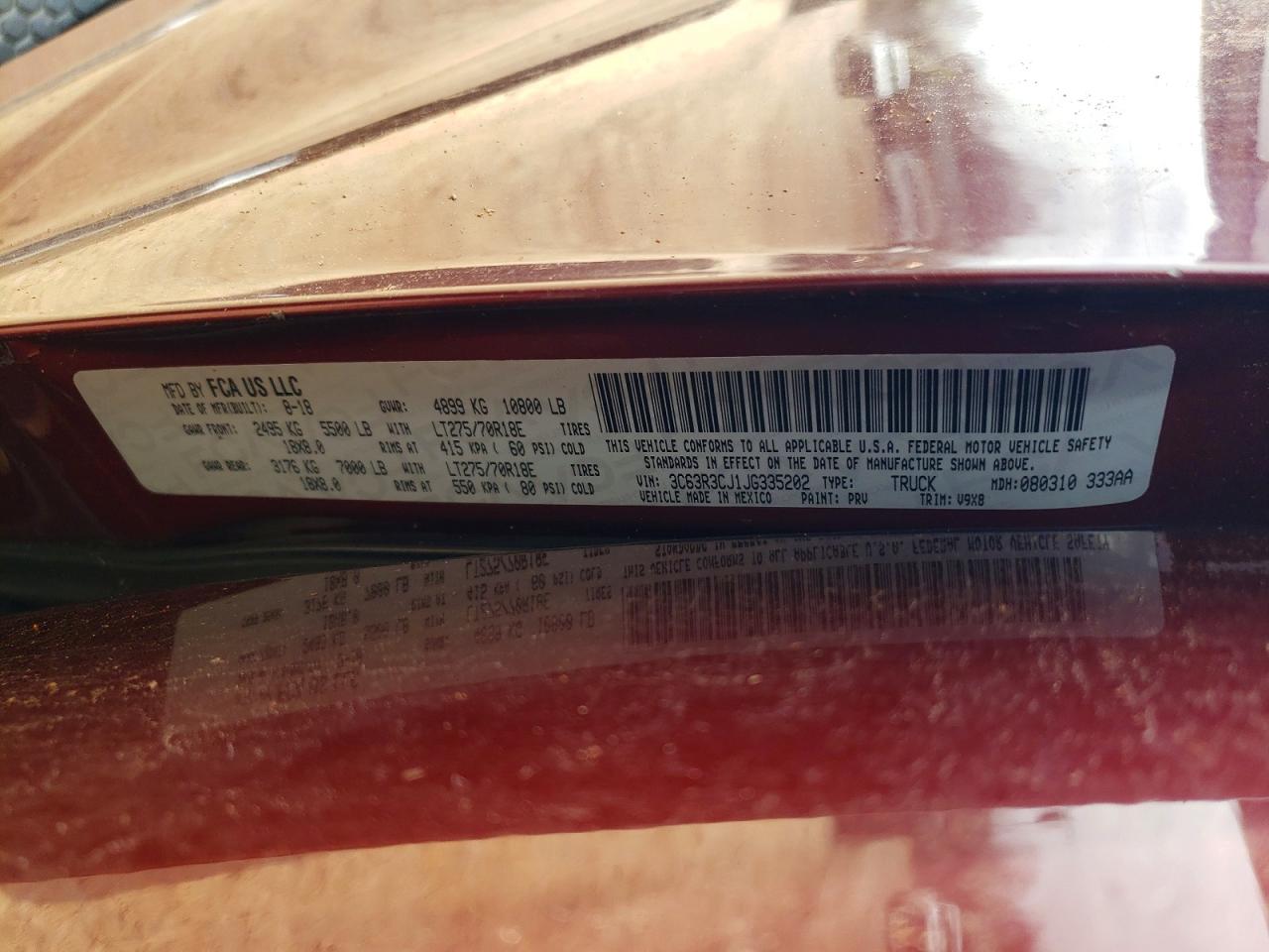RAM 3500 2018 — 13