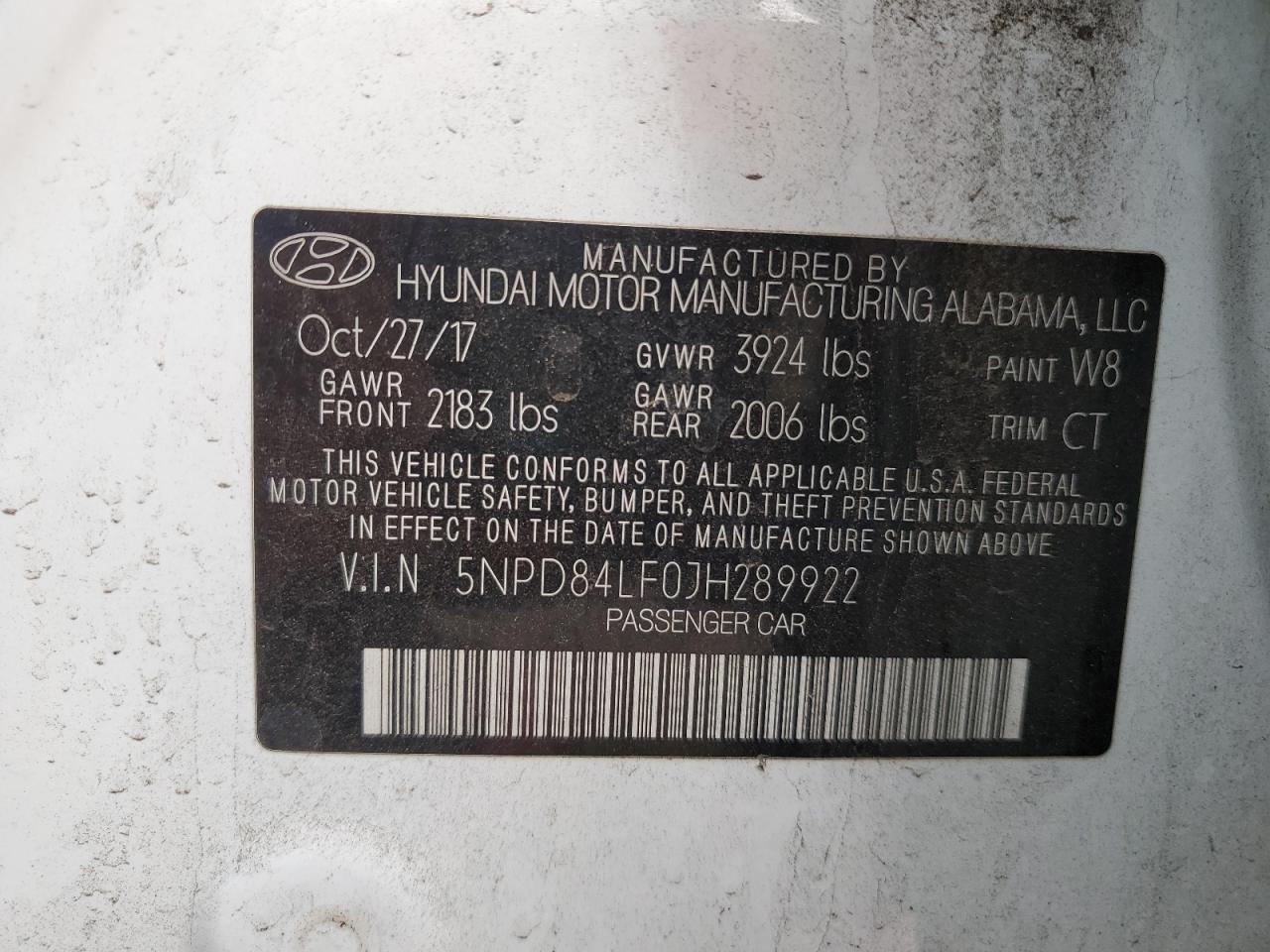 HYUNDAI ELANTRA 2018 — 14