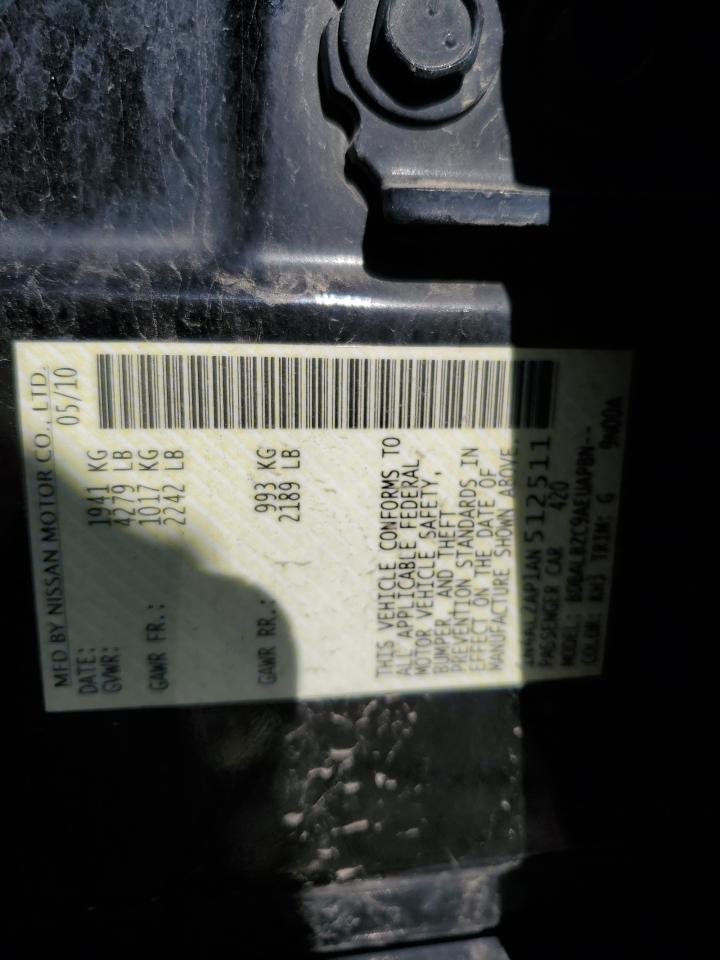 NISSAN ALTIMA 2010 — 13