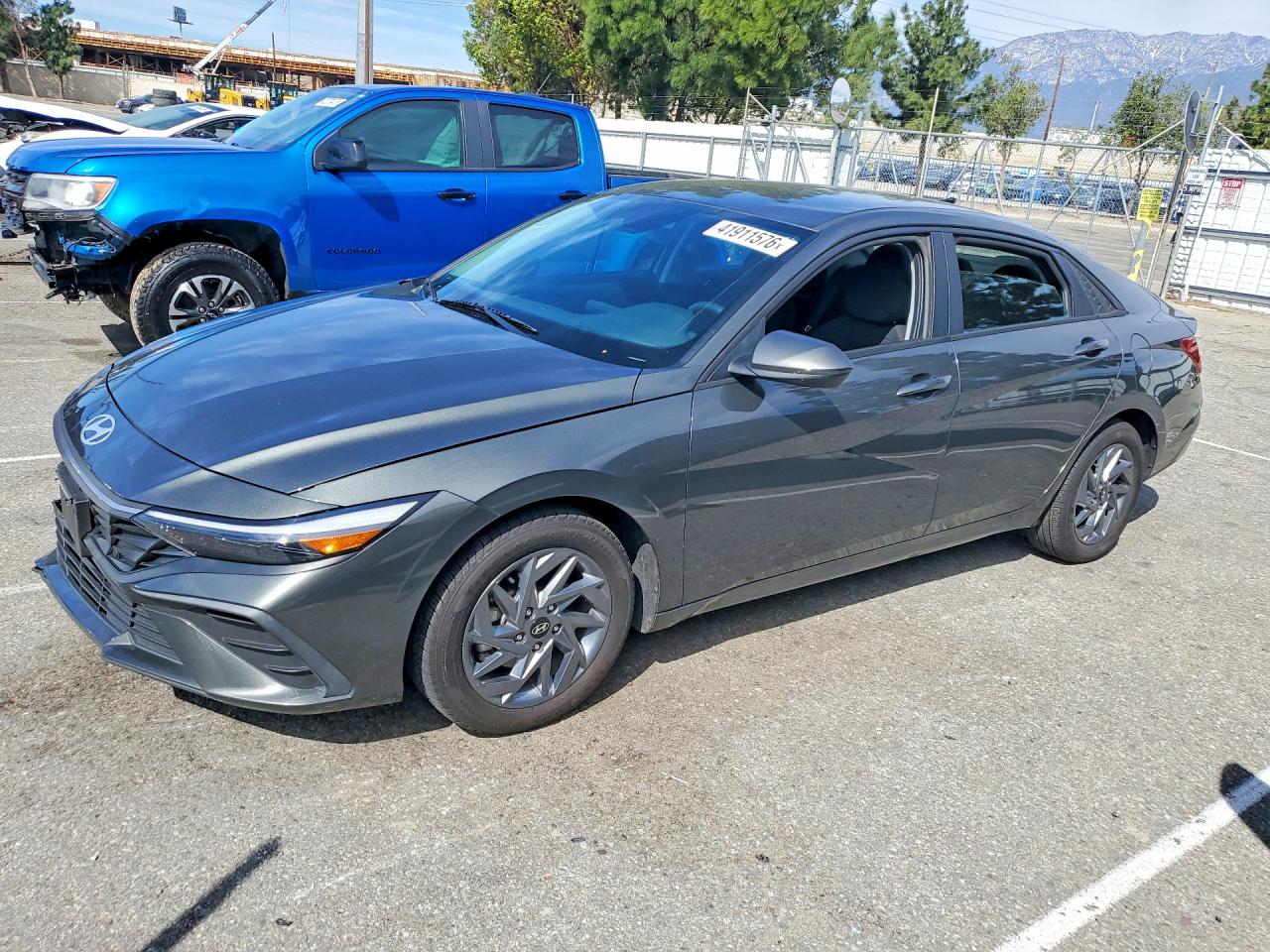 2024 HYUNDAI ELANTRA HYBRID BLUE