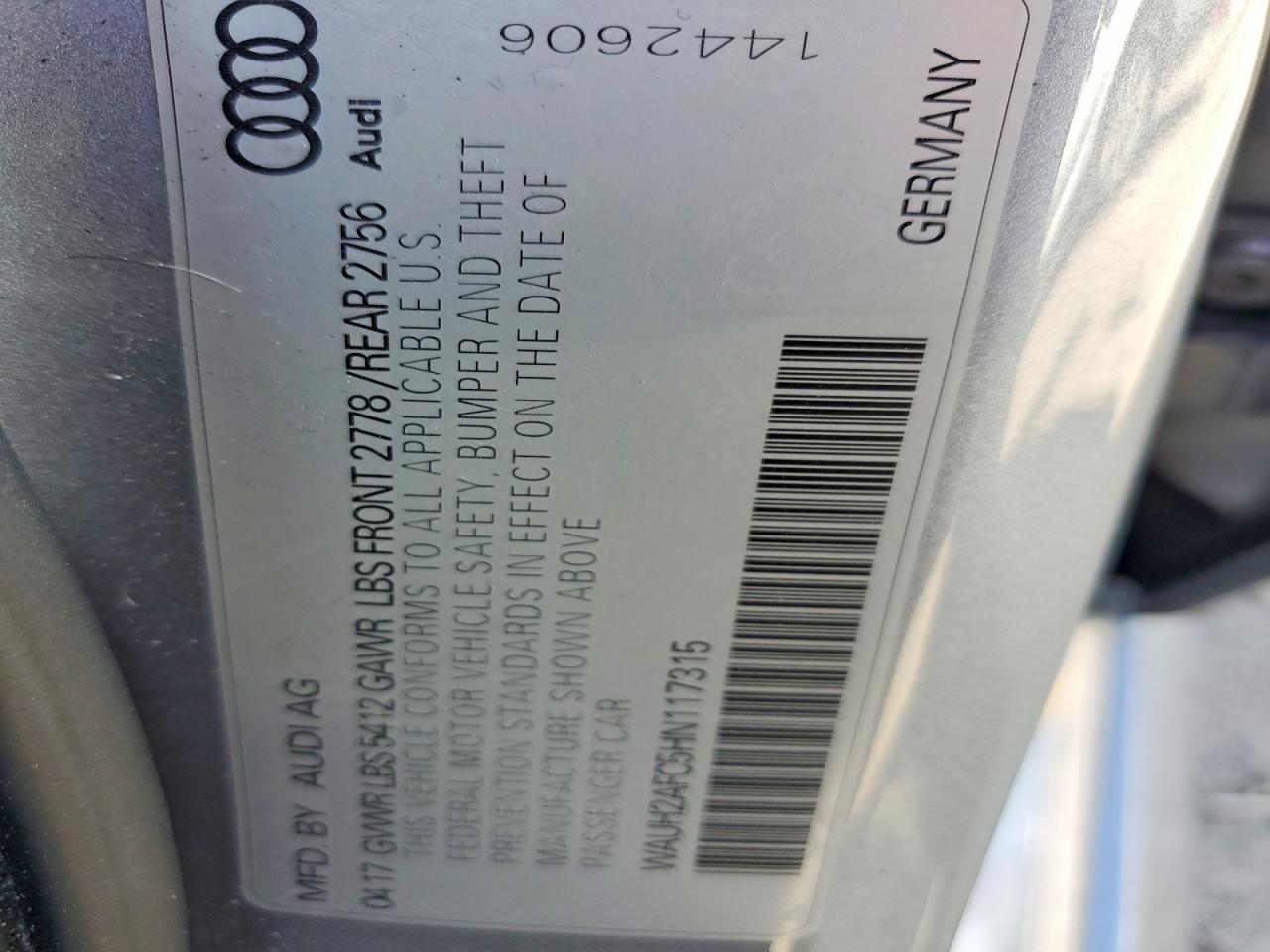 AUDI A6 2017 — 13