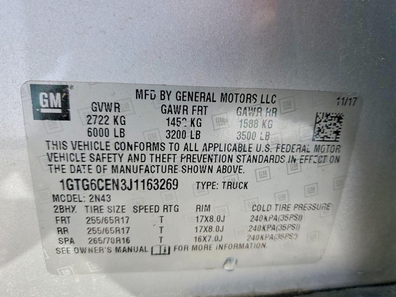 GMC CANYON 2018 — 13
