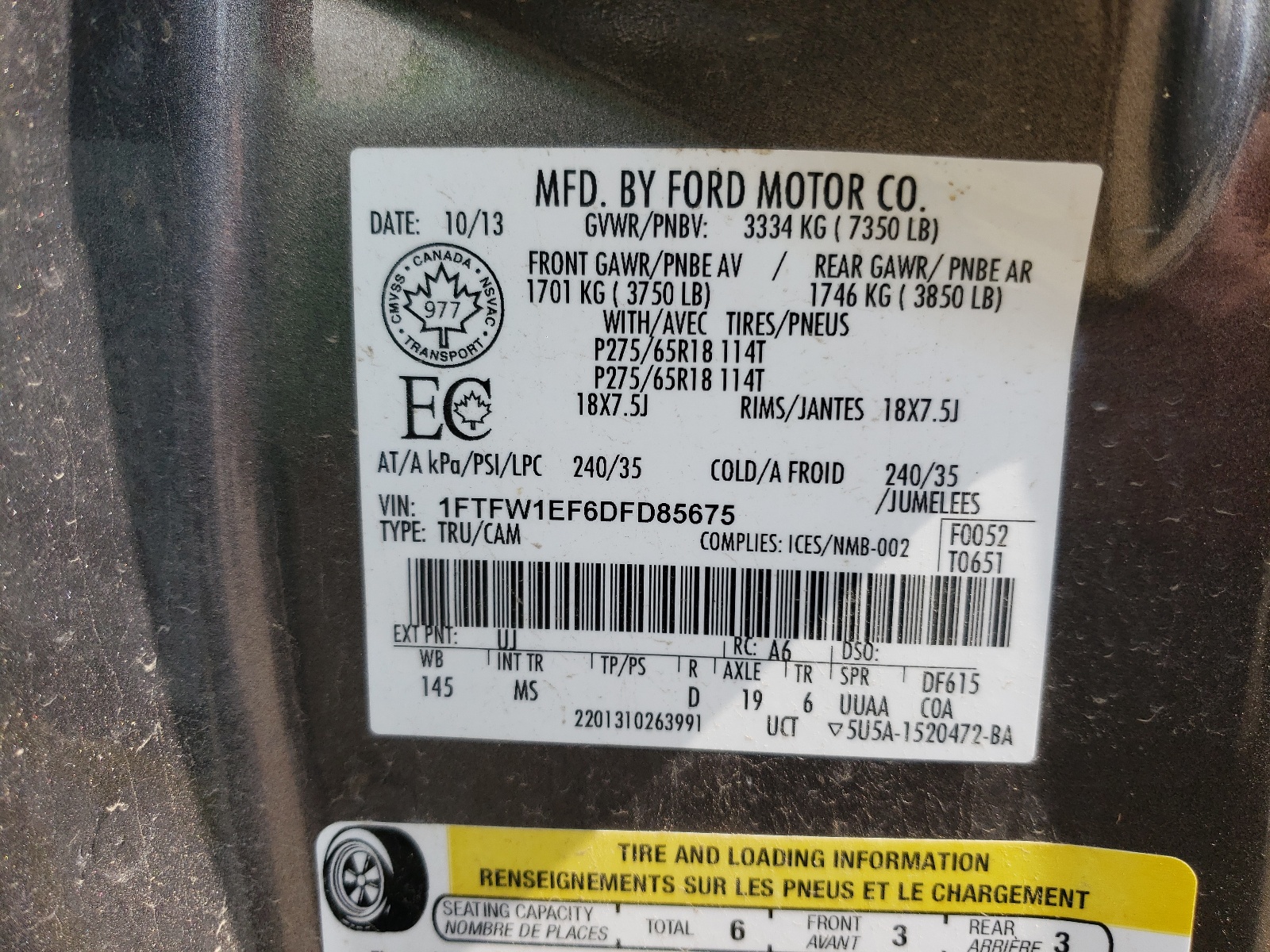 FORD F150 2013 — 11