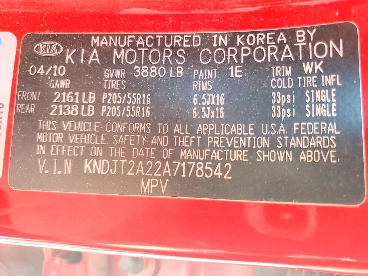 KIA SOUL 2010 — 13