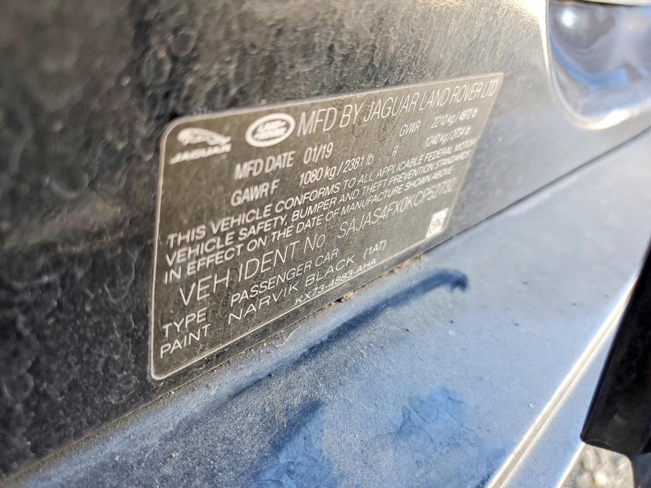 JAGUAR XE 2019 — 13