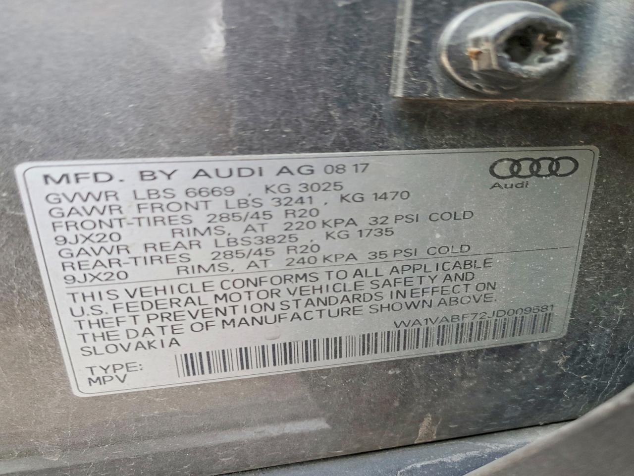 AUDI Q7 2018 — 14