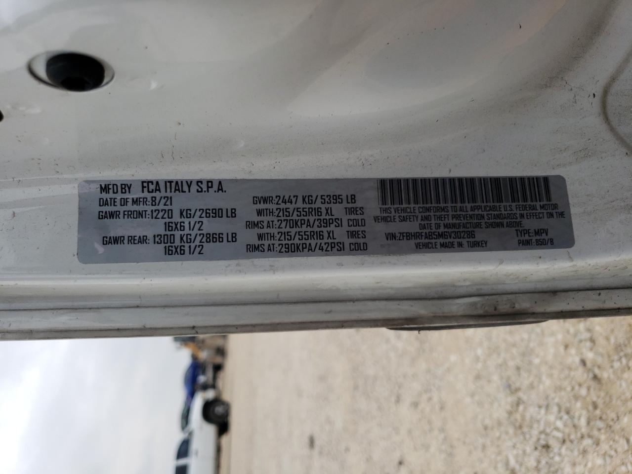 RAM PROMASTER CITY 2021 — 15