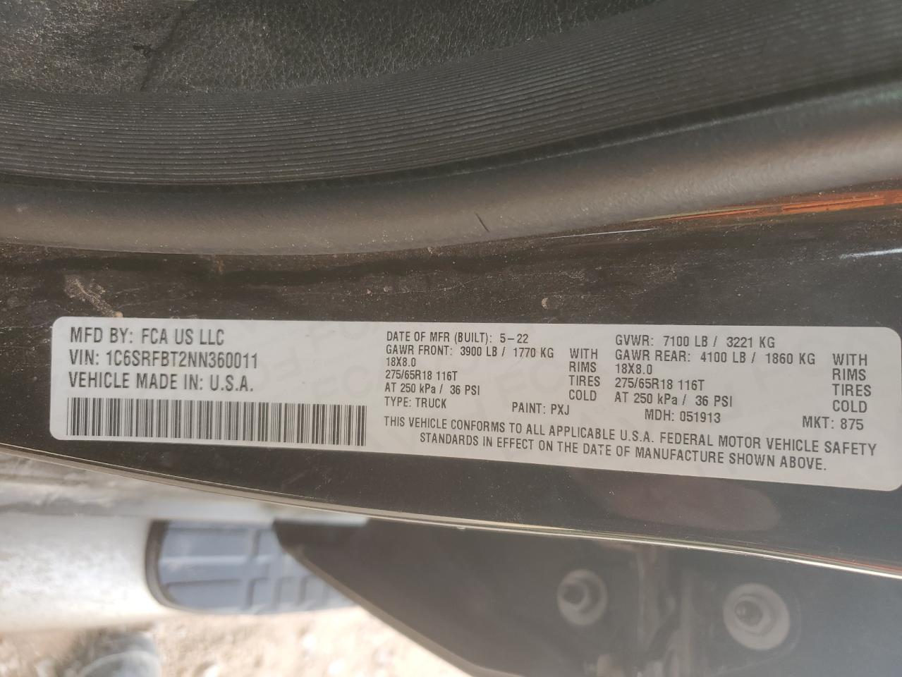RAM 1500 2022 — 14