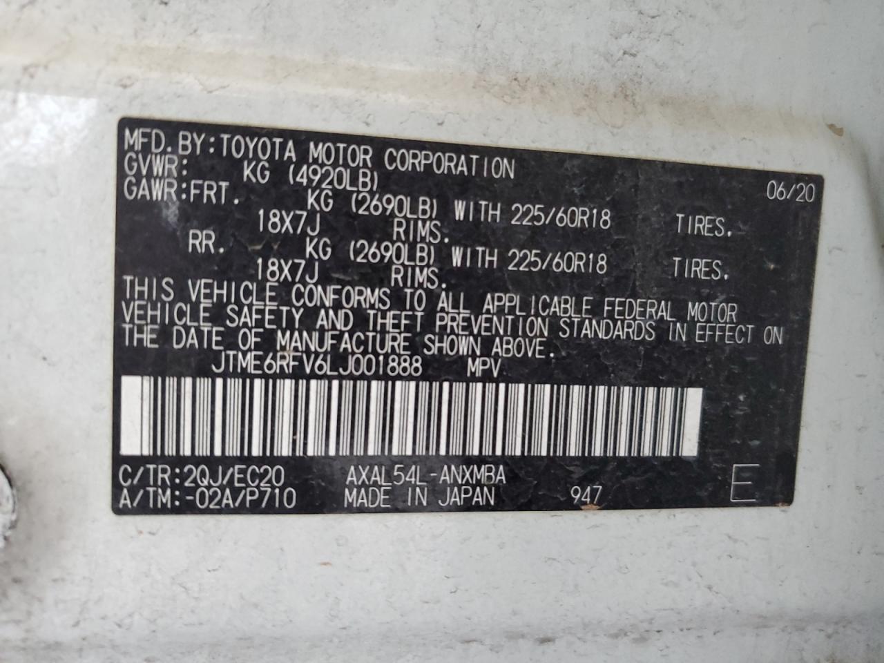 TOYOTA RAV4 2020 — 15