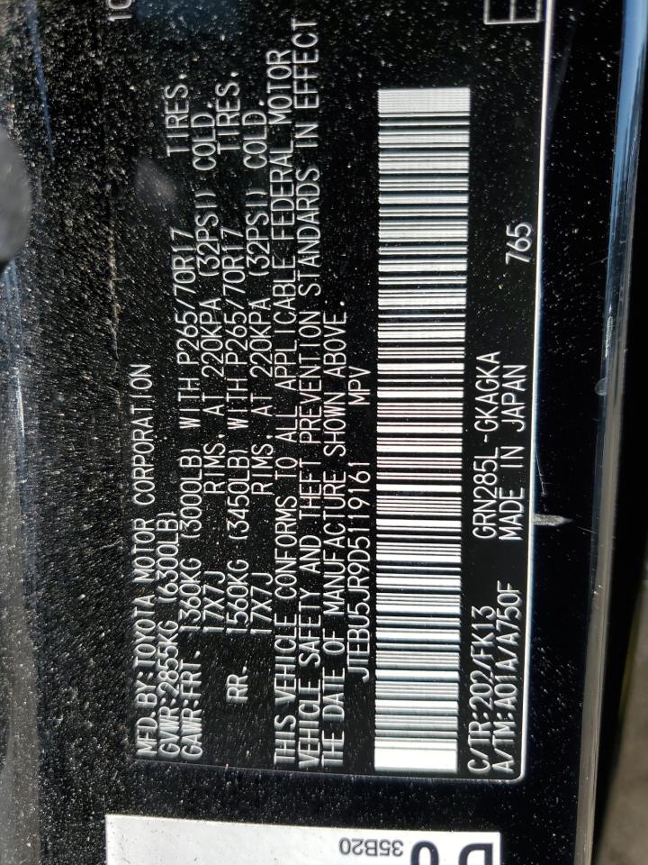 TOYOTA 4RUNNER 2013 — 13