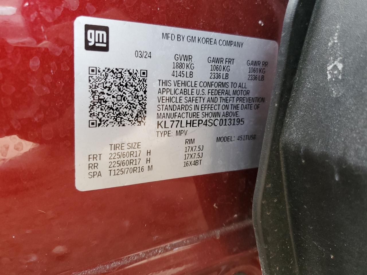 CHEVROLET TRAX 2025 — 14