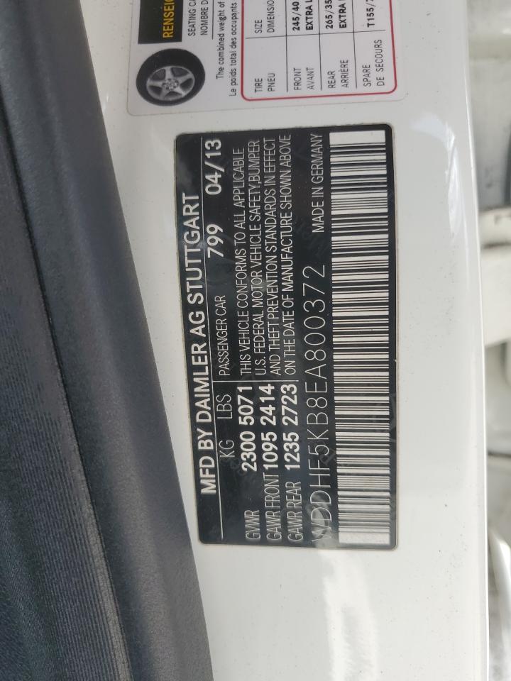 MERCEDES-BENZ E 2014 — 14