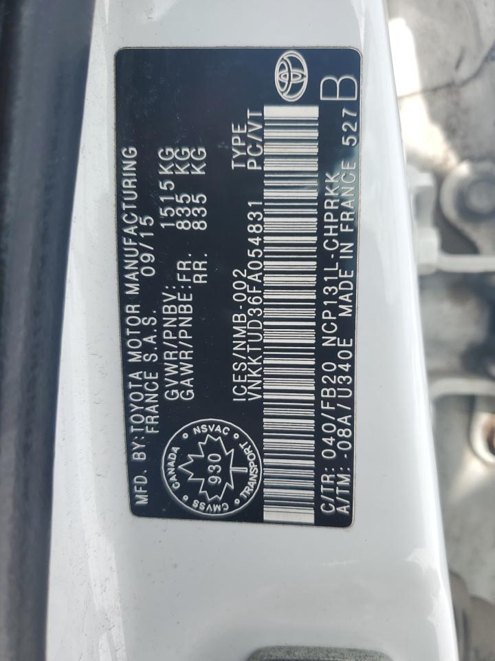 TOYOTA YARIS 2015 — 14