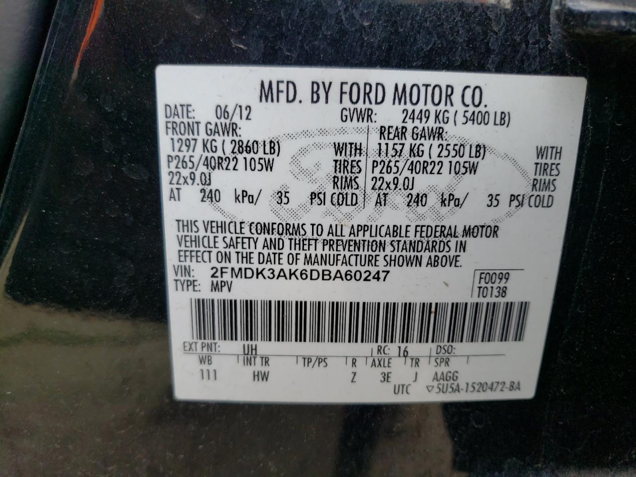 Ford Edge 2013 — 12