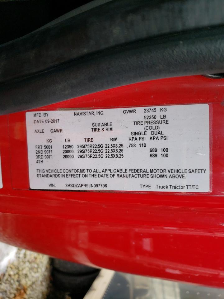 INTERNATIONAL LT625 2018 — 14