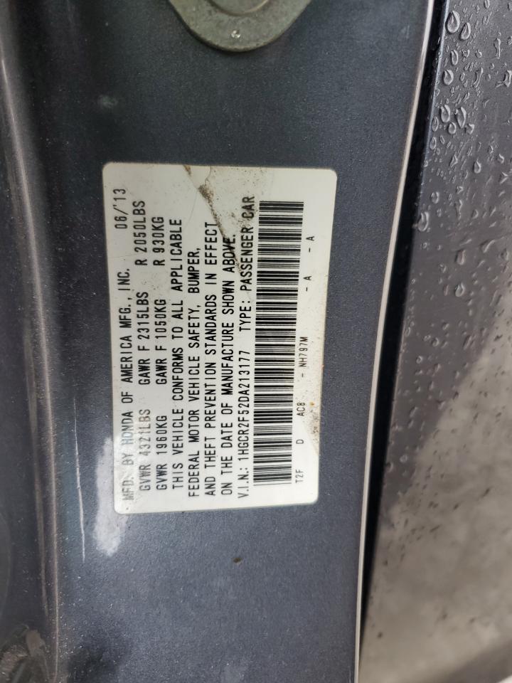 HONDA ACCORD 2013 — 14