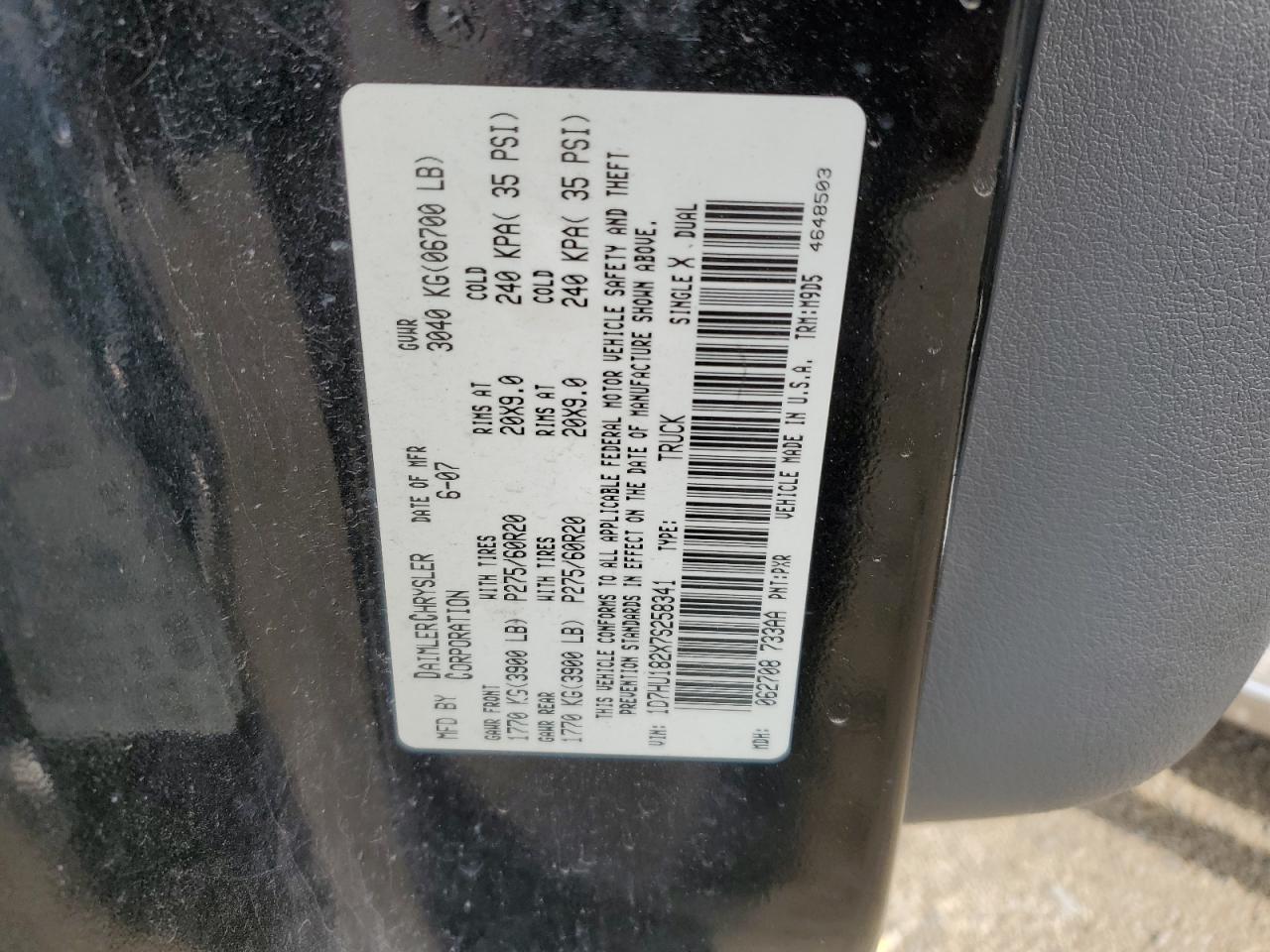 DODGE RAM 1500 2007 — 13
