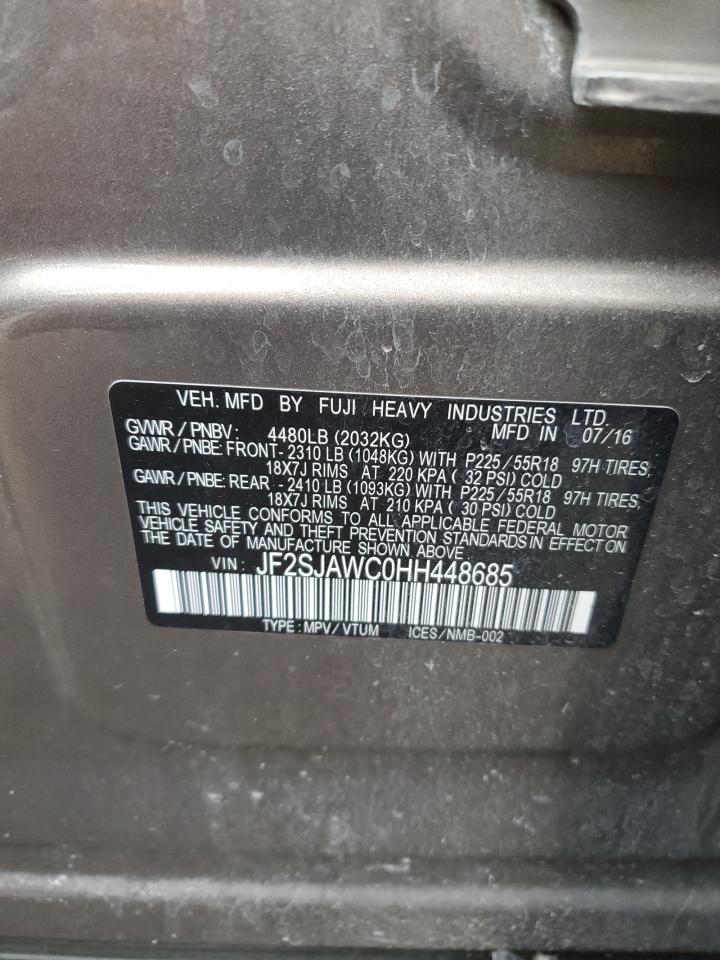 SUBARU FORESTER 2017 — 14