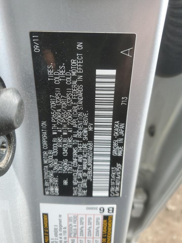TOYOTA 4RUNNER 2011 — 14
