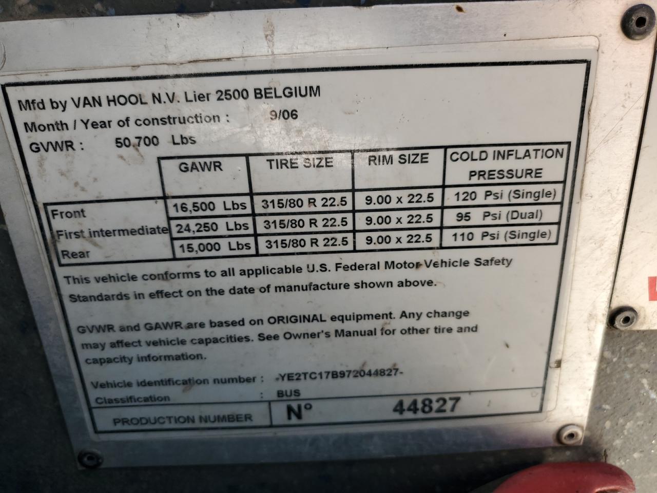 VAN HOOL T2100 2007 — 11