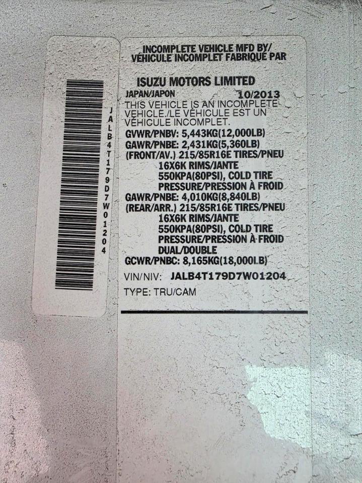 ISUZU NPR 2013 — 14