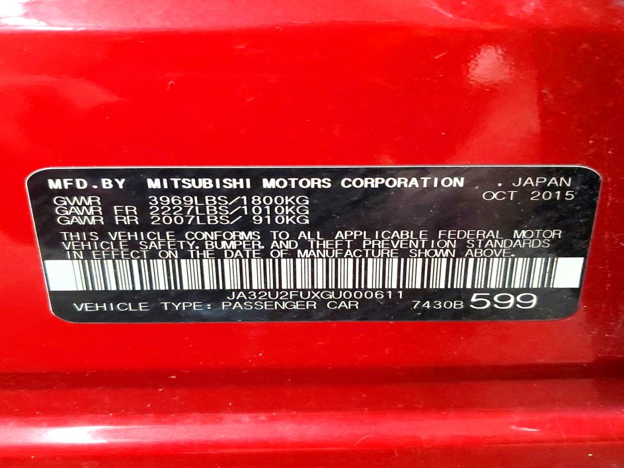 MITSUBISHI LANCER 2016 — 14
